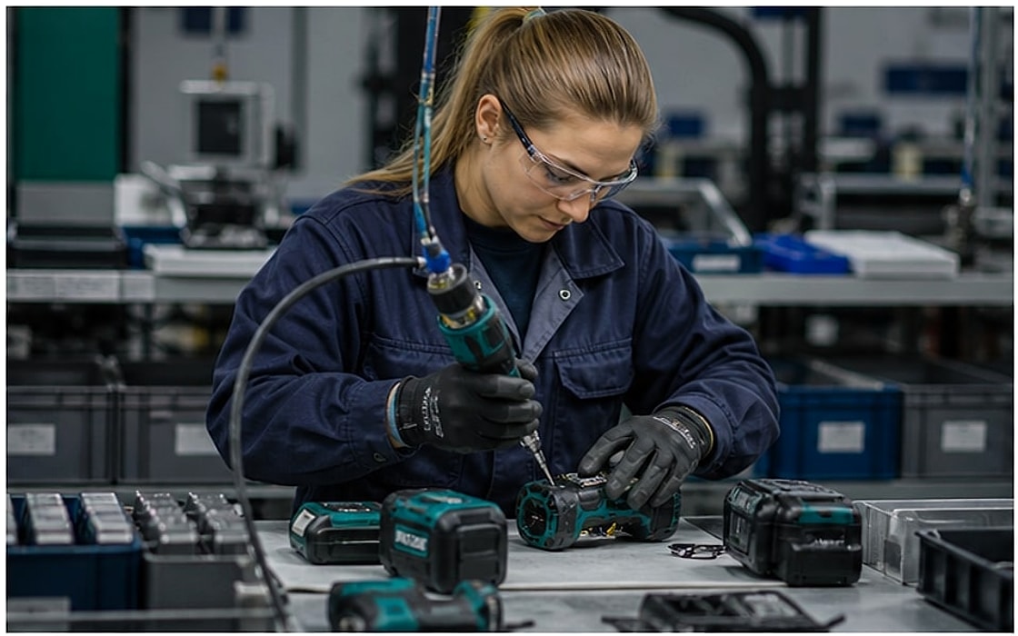 Power Tool Assembly Worker
